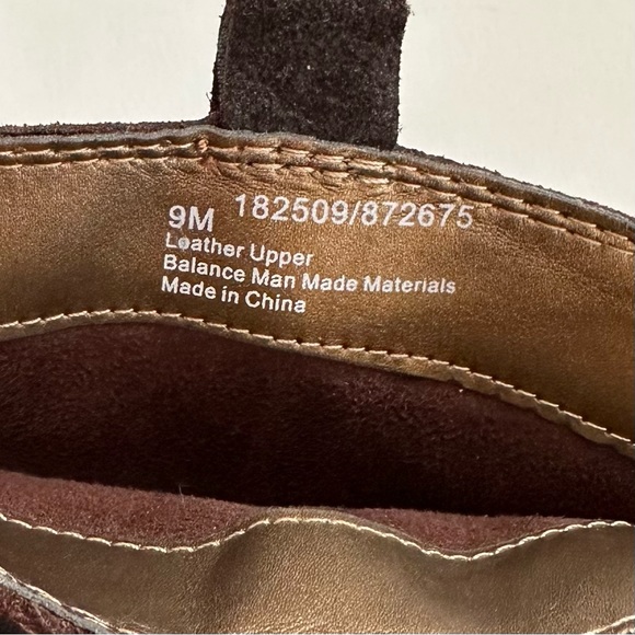 ARRAY MAVERICK BROWN SUEDE DISTRESSED SLOUCHY HARNESS FLAT ANKLE BOOT BOOTIE Sz9 - Picture 7 of 12